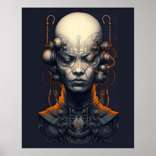 Poster Cyborg Girl Dreamer Teen