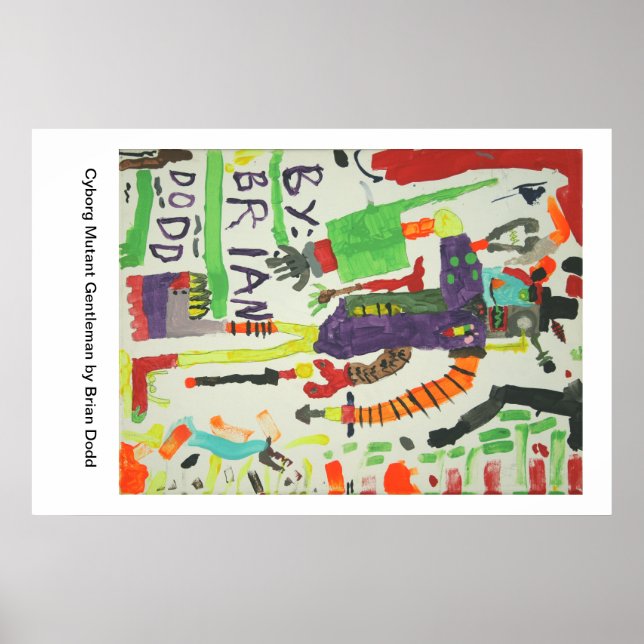 Pôster Cyborg Mutant Gentleman (Frente)