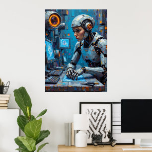 Poster Cyborg no terminal