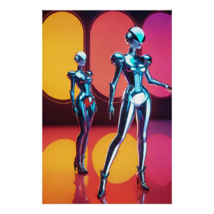 Pôster Cyborg Party Girls III
