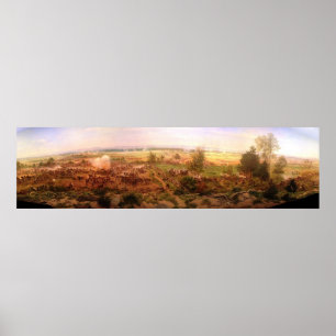 Pôster Cyclorama Paul Philippoteaux de Gettysburg do
