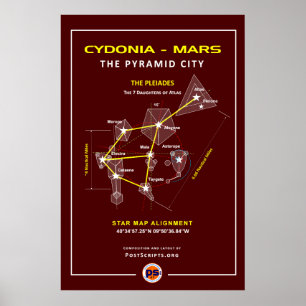 Poster Cydonia-Mars: Cidade Pirâmide