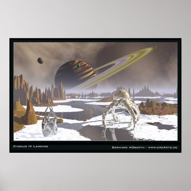 Poster Cygnus IV Landing (Frente)