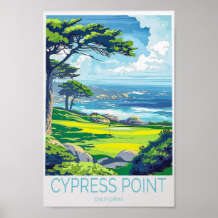 Poster Cypress Point California Viagem