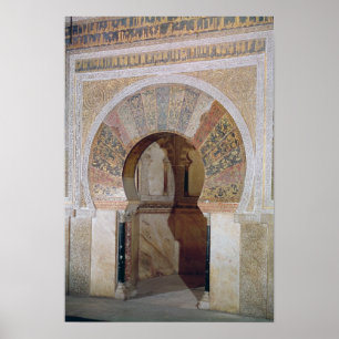 Pôster d4:Mezquita: Entrada ao Mihrab, c.786