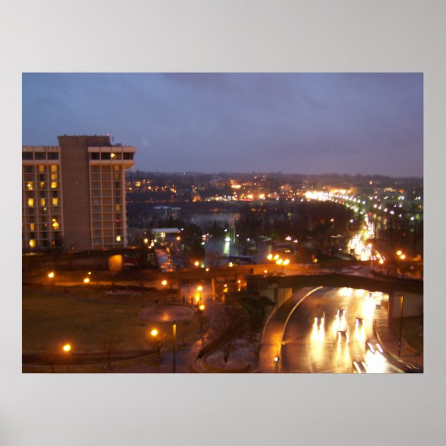 Poster D.C. à noite (Frente)