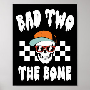 Poster D Dois O segundo aniversário Engraçado Do Hallowee