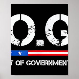 Poster D.o.g., Departamento de Cães para a Eficiência do
