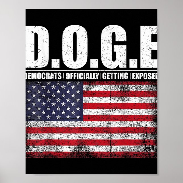 Poster D.o.g. e Departamento de Cães para a Eficiência do (Frente)