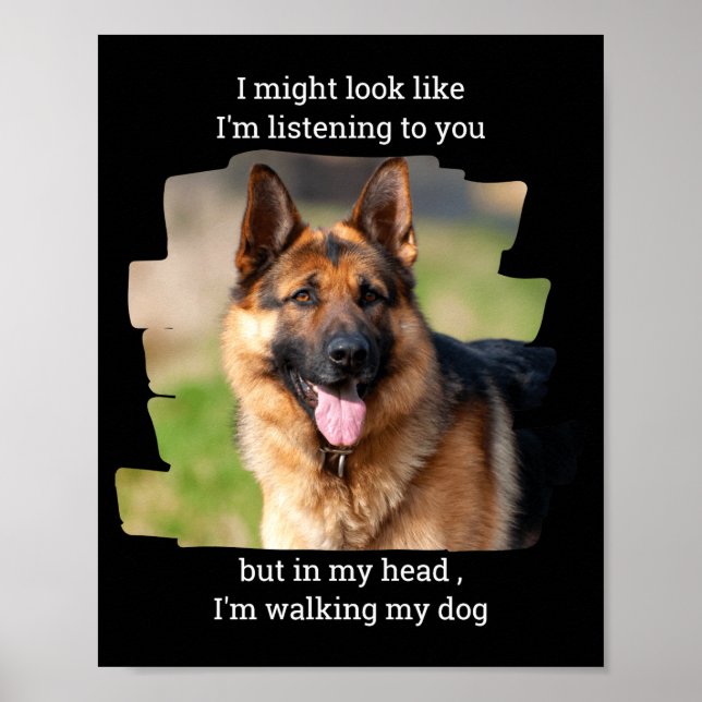 Poster D Pet Photo Funny Dog Dad  (Frente)