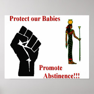 Poster da abstinência