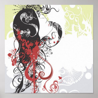 Poster da abstrato