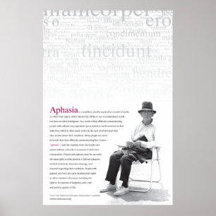 Poster da afasia