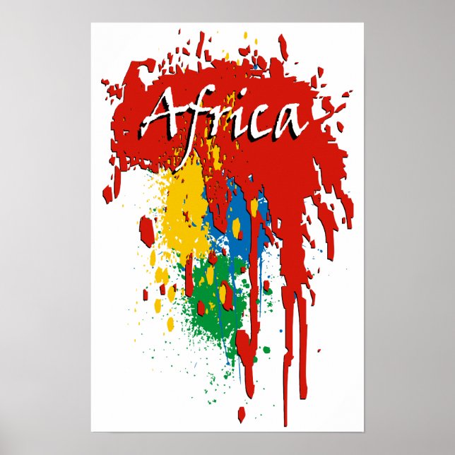 Poster da África (Frente)