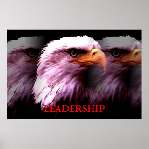 Poster da Águia de Liderança Motivacional