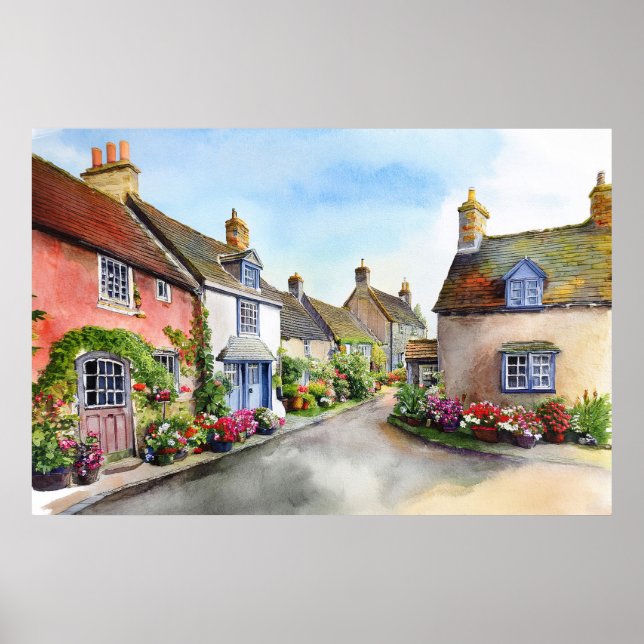 Poster da Aldeia Inglesa (Frente)