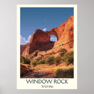 Poster da Arizona do Windows Rock Vintage Navajo