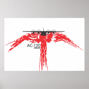 Poster da arma AC-130