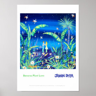 Poster da arte: Amor da planta de banana pelo