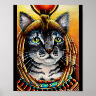 Poster da arte da fantasia de Pharoah do egípcio