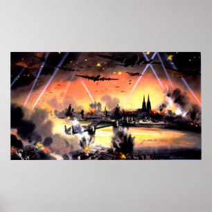 poster da arte da guerra do bombardeiro de 14,95
