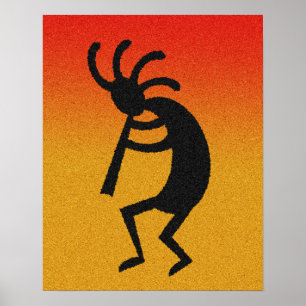 Poster da arte da parede de Sun do deserto de