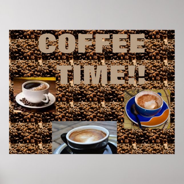 POSTER DA ARTE DO FEIJÃO DE CAFÉ (Frente)