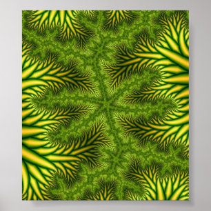 Poster da arte do Fractal do "MJ"