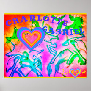 POSTER da ARTE do UNICÓRNIO com NOMES