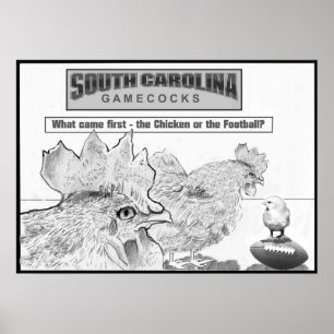 Poster da arte dos Gamecocks