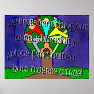 Poster da árvore da diversidade
