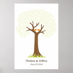 Poster da Árvore de Assinatura (Doce)