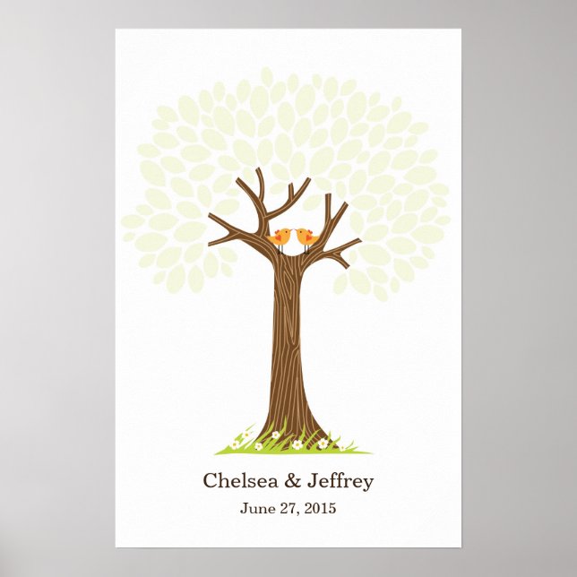 Poster da Árvore de Assinatura (Doce) (Frente)