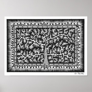 Poster da árvore do canto