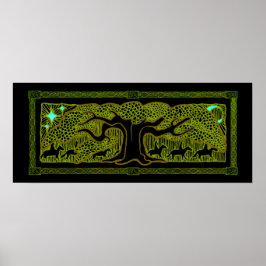 Poster da árvore do Excelente