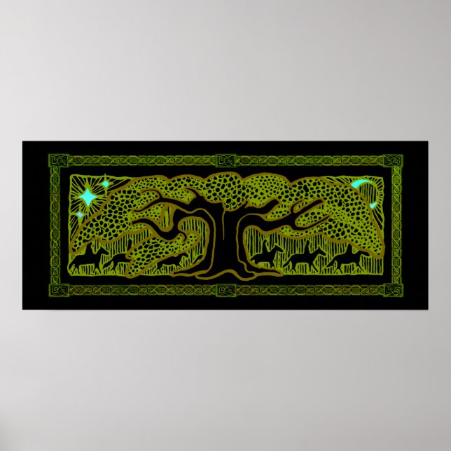 Poster da árvore do Excelente (Frente)