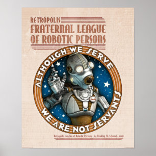 Poster da associação de trabalhadores do robô