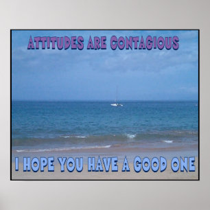 Poster da atitude positiva