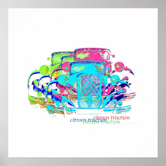 Poster da avant de tração Citroen (Frente)