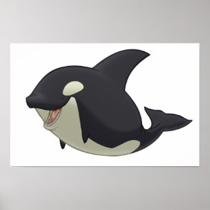 Poster da baleia de assassino