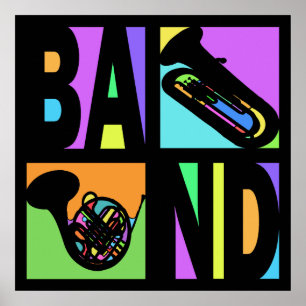 POSTER DA BANDA DO POP ART