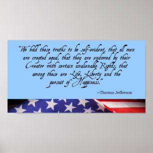 Poster da bandeira americana do Dia da