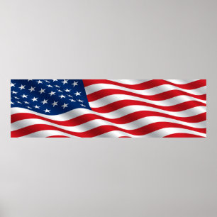 Poster da bandeira americana - srf