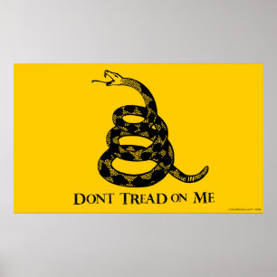 Poster da bandeira de Gadsden