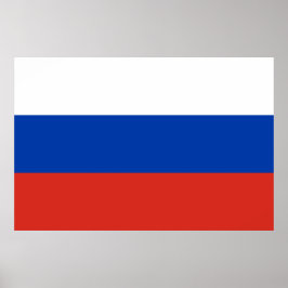 Poster da bandeira russa (Rússia)