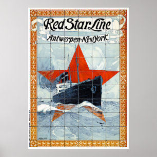 Poster da Bélgica restaurada