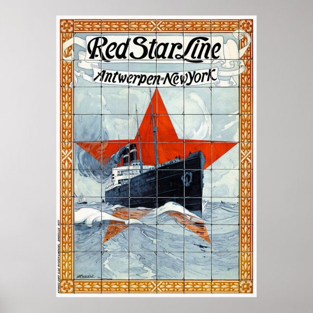 Poster da Bélgica restaurada (Frente)