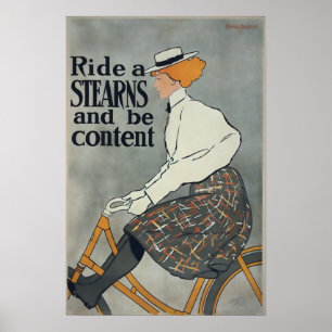 Poster da bicicleta do vintage