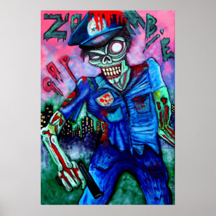 Poster da bobina do zombi
