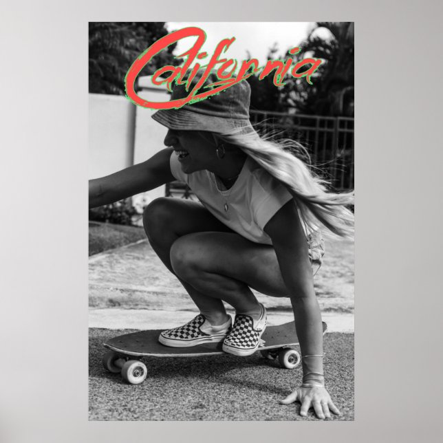 Poster da California Skater Girl (Frente)